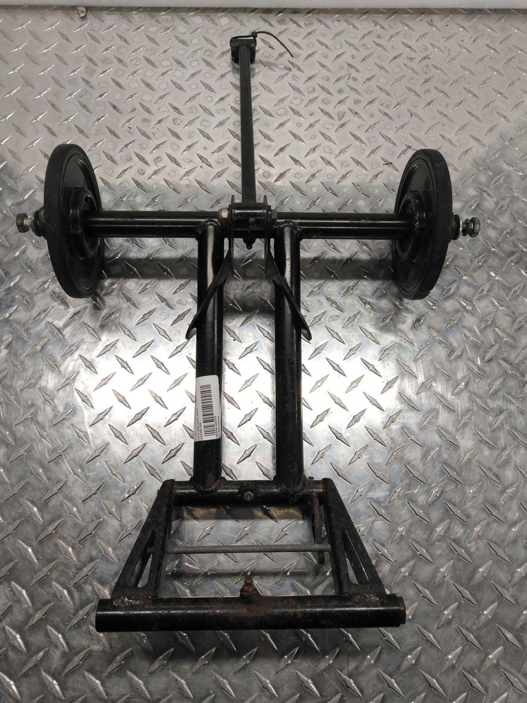 track arm, rear, black