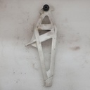 Spindle, Steering - Left White (inc. 2)