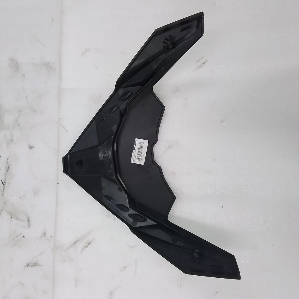 deep black, wind deflector model black