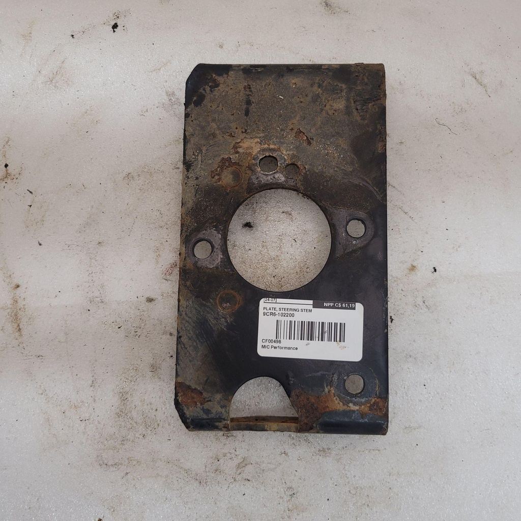 PLATE, STEERING STEM