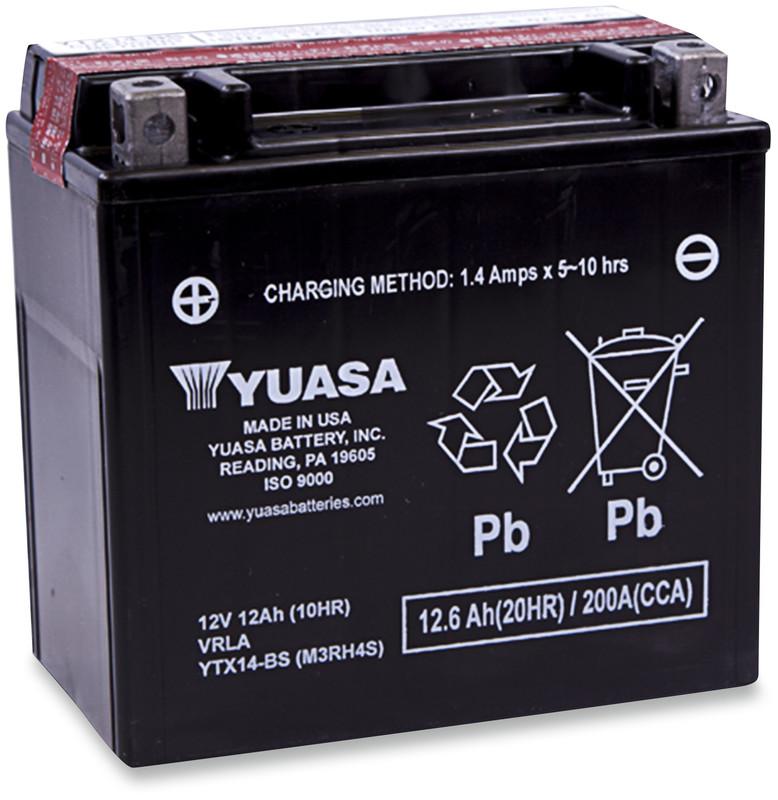 BATTERIE YUASA YT14-BS  SANS ENTRETIEN
