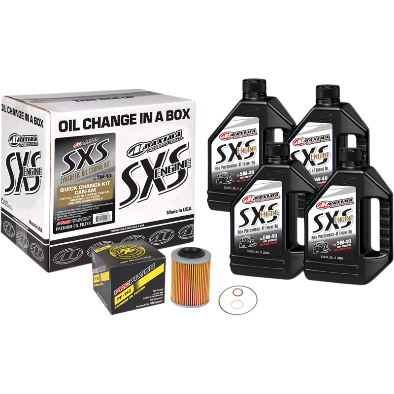 MAXIMA SXS KIT FULL SYNTHETIC 5W40