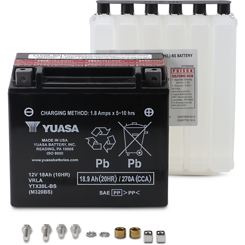 [10-YTX20L-BS] BATTERIE YTX20L-BS SANS ENTRETIEN