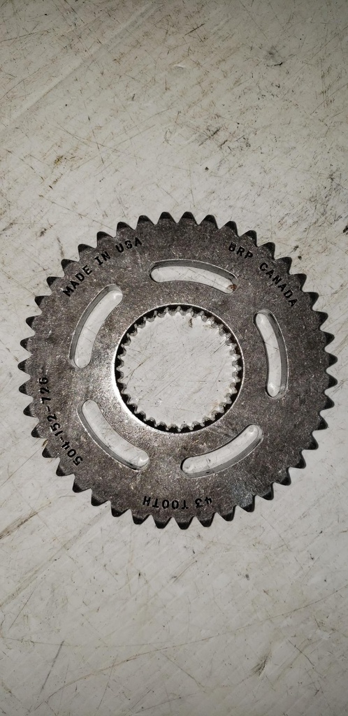 sprocket, 43 teeth tr15x129x1.5ir