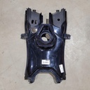 deep black, rear console