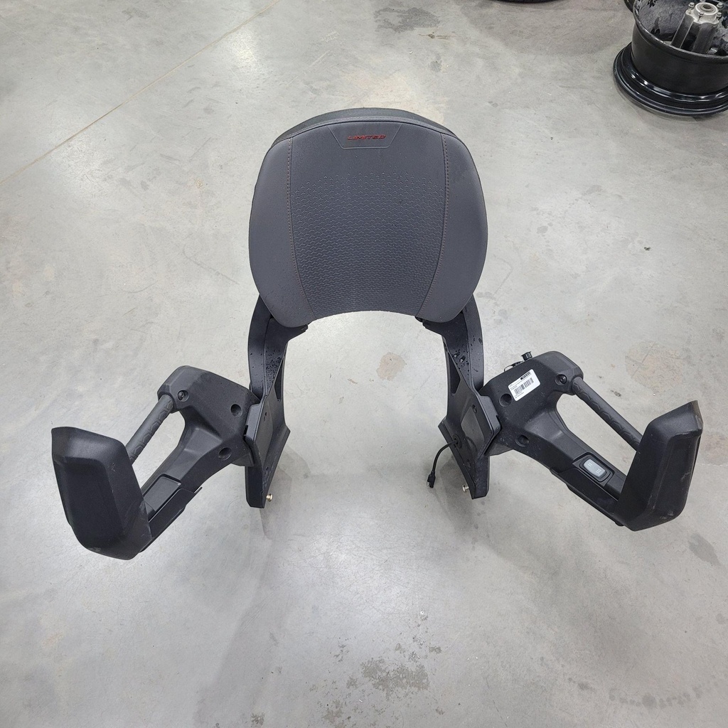 [510007555-001] backrest cover model platinum silver satin