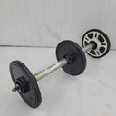 axle, rear wheel
