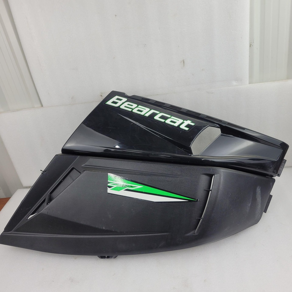 panel, side - lower - right - w/o decals - black (inc. 9-10)
